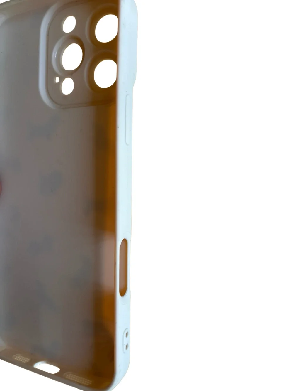 Cute Dachshund Dog Pattern White Silicone TPU Shockproof iPhone Case